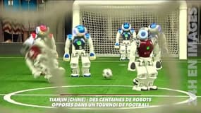 Des centaines de robots jouent au football en Chine