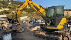 Un camp de Roms a été démantelé à Saint-Laurent-du-Var ce mercredi 19 octobre 2022.