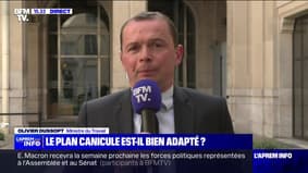 Olivier Dussopt sur le plan canicule: "Ce sont des consignes de bon sens"