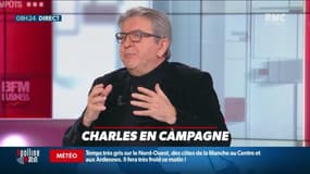 Charles en campagne : Jean-Luc Mélenchon inquiet sur le vaccin anti-Covid - 11/01
