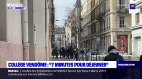 Lyon: 7 minutes pour manger pour les élèves du collège Vendôme