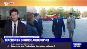 Incendies en Gironde: Emmanuel Macron se rendra ce mercredi aux côtés des personnes "mobilisées"