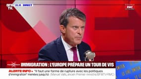 Immigration: "Il faut à la fois protéger nos frontières nationales et, surtout, les frontières de l'Union européenne", assure Manuel Valls