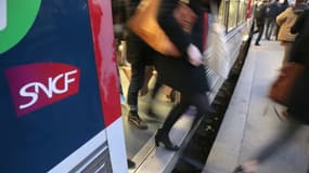 Un train Transilien SNCF