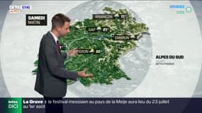 La météo sur les Alpes du Sud ce samedi 24 juillet