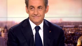 Nicolas Sarkozy sur le plateau de France 2, le 21 septembre 2014.