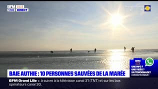 Pas-de-Calais: dix personnes piégées par la marée haute sauvées en baie d'Authie