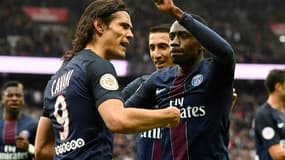Cavani et Matuidi