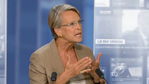 Michèle Alliot-Marie vendredi, sur le plateau de BFMTV.