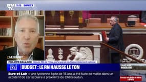Censure: "On verra ce qu'il convient de faire pour la France et les Français", indique Philippe Ballard (RN)
