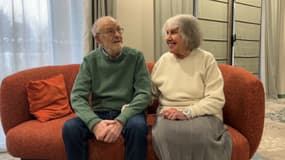 Yvette et René, un couple de Lomme, marié depuis 67 ans. 