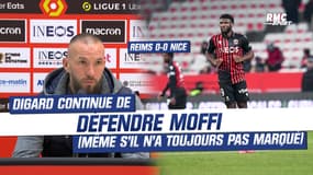 Nice 0-0 Reims : Digard continue de défendre Moffi (même s’il n’a toujours pas marqué)