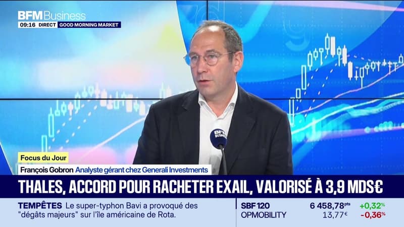 Thales, accord pour racheter Exail, valorisé à 3,9 milliards d'euros - 06/07