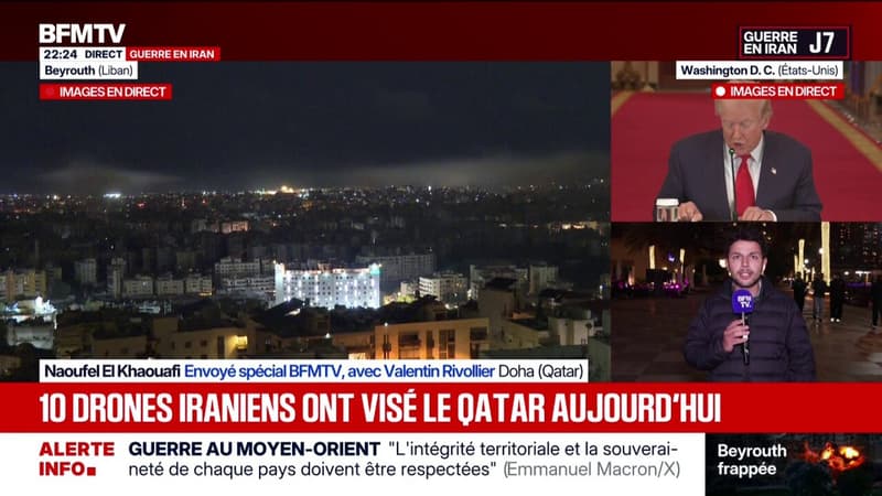 Au moins 10 drones iraniens ont visé le Qatar ce vendredi