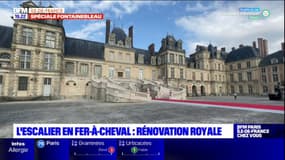 Château de Fontainebleau: l'escalier en Fer-à-cheval s'offre une rénovation royale