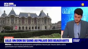 Lille: un don du sang au Palais des Beaux-Arts