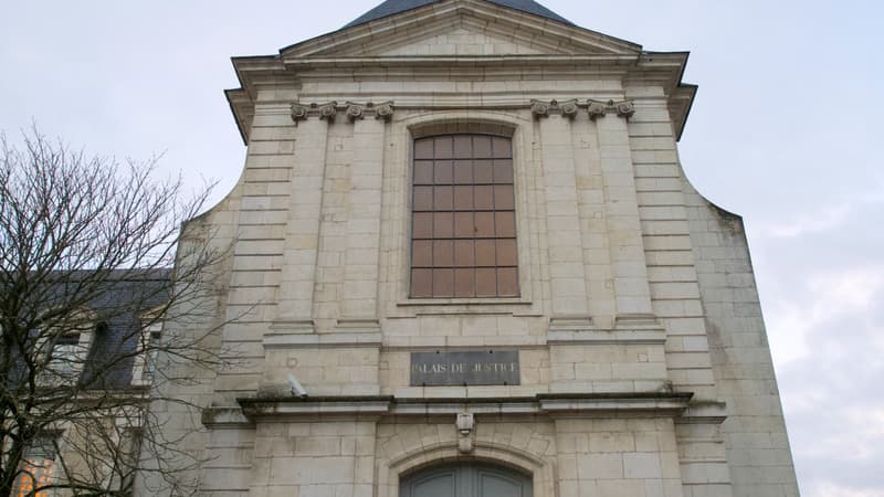 Palais de justice de Bourges où se trouve la cour d'assises du Cher, le 18 janvier 2021.