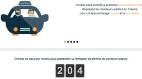 Sur le site internet d'Ornikar, un compteur dénombre le total des jours écoulés depuis qu'elle a réclamé son agrément préfectoral.