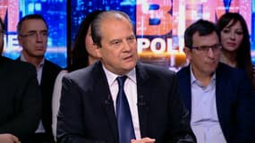 Jean-Christophe Cambadélis sur le plateau de BFM Politique