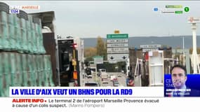 Bouches-du-Rhône: la ville d'Aix-en-Provence veut un bus à haut niveau de service pour la RD9