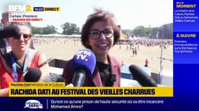 Festivals associatifs : "Il faut préserver ce modèle", selon Rachida Dati 