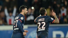 Javier Pastore et Ezequiel Lavezzi