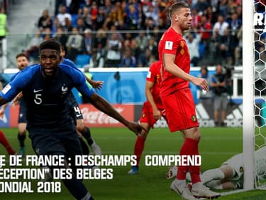 Équipe de France : Deschamps comprend "la déception" des Belges à la Coupe du monde 2018