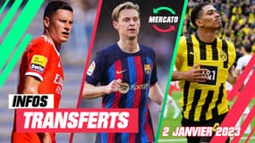 Draxler, De Jong, Bellingham... Les 5 infos mercato du 2 janvier à la mi-journée 