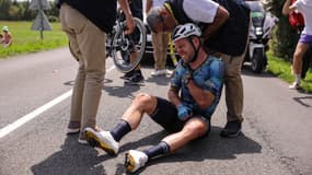 Mark Cavendish sur le Tour de France le 8 juillet 2023