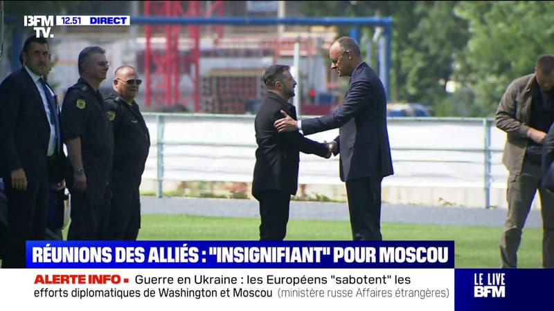 Volodymyr Zelensky est arrivé à Berlin pour la réunion avec ses homologues européens et Donald Trump par visioconférence