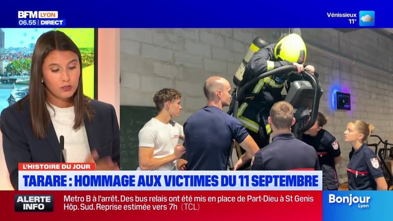 Tarare: hommage aux victimes du 11-Septembre