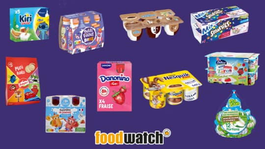L'association foodwatch vient d'épingler, ce lundi 6 octobre, 10 produits laitiers pour enfants.