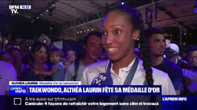"Ça a été une journée exceptionnelle": Althéa Laurin, première française médaillée d'or aux en taekwondo Jeux olympiques, revient sur son sacre
