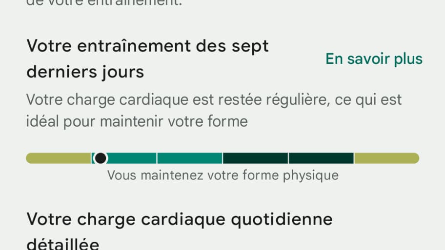 La charge cible aide à savoir si l'on s'entraîne trop ou pas assez.