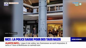 Nice: des tags antisémites et nazis retrouvés sur des panneaux et des commerces