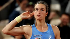 La joueuse française de tennis Loïs Boisson en quart de finale de Roland-Garros, 4 juin 2025