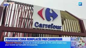 Alsace: les supermarchés Cora remplacés par Carrefour