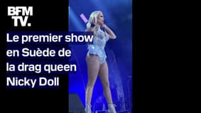 "Ça me permet de rester humble": la drag queen Nicky Doll nous emmène dans les coulisses de son premier show en Suède