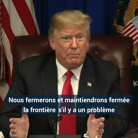 Trump menace de fermer "pour un long moment" la frontière avec le Mexique