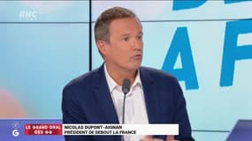 #GrandOral - "Le problème de fond c'est qu'il n'y a jamais de réponse pénale immédiate à chaque délit. Ces jeunes reviennent dans leur établissement en héros !" #NicolasDupontAignan  #GGRMC