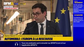 Le secteur automobile est "une question de souveraineté pour l'Europe", souligne Stéphane Séjourné