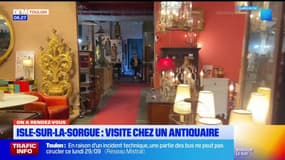 On a rendez-vous à l'Isle-sur-la-Sorgue pour rendre visite à un antiquaire 