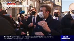 Emmanuel Macron: "On n'est pas encore au pic de la contamination"