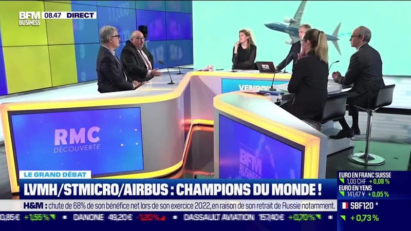 Le grand débat : LVMH/STMicro/Airbus, champions du monde ! - 27/01