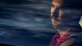 Lionel Messi arrive au centre d'entraînement du FC Barcelone le 8 septembre 2020