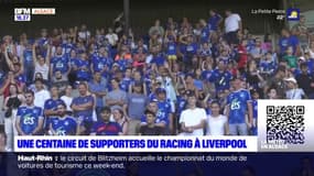 Football: une centaine de supporters du Racing à Liverpool