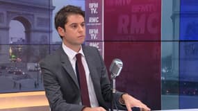 Gabriel Attal le 16 décembre 2021 sur BFMTV-RMC