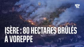  Isère: à Voreppe, 80 hectares brulés et 140 personnes évacuées