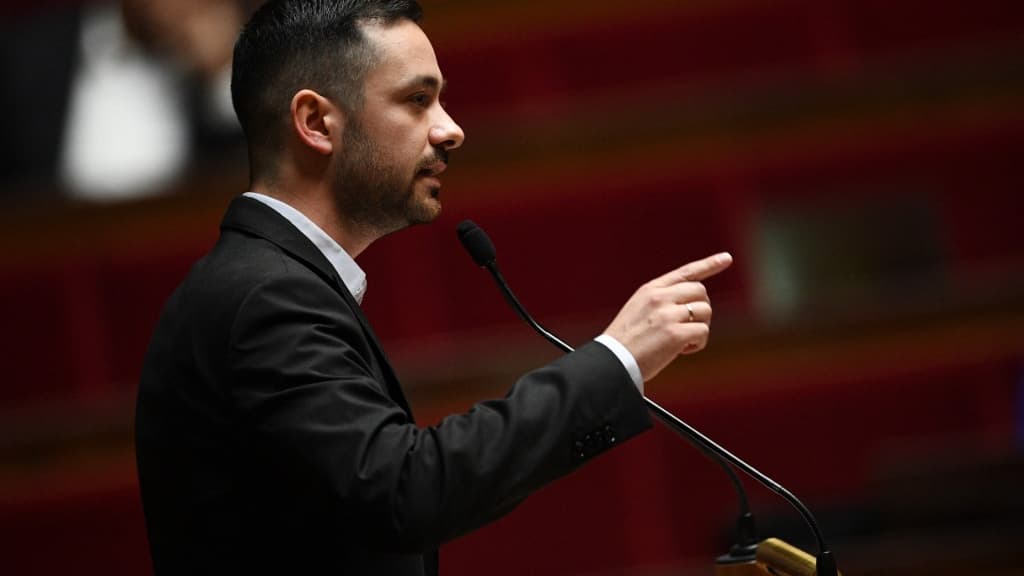 David Guiraud à l'Assemblée nationale le 10 octobre 2022