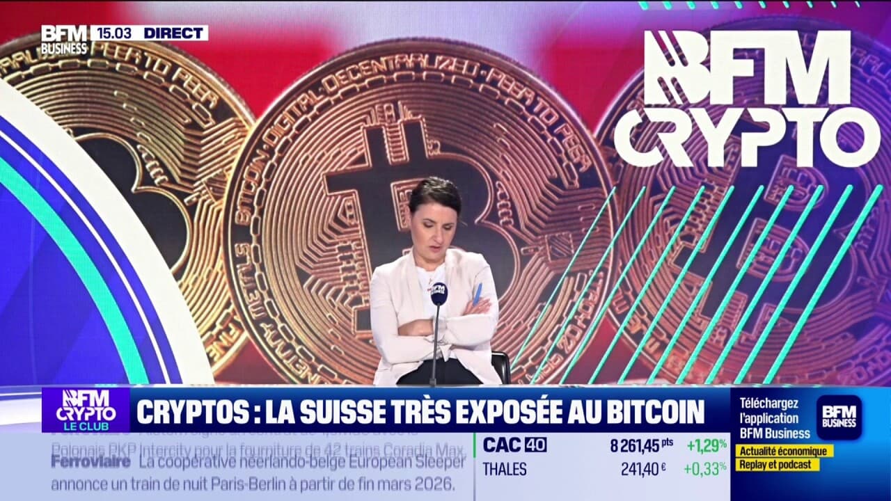 Cryptos : la Suisse très exposée au Bitcoin